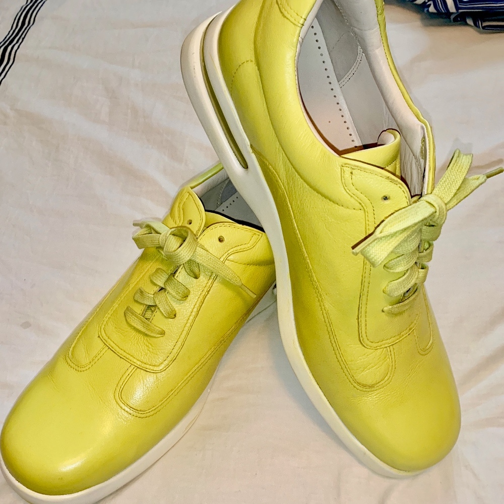 Cole Haan Yellow Conner Lace-ups